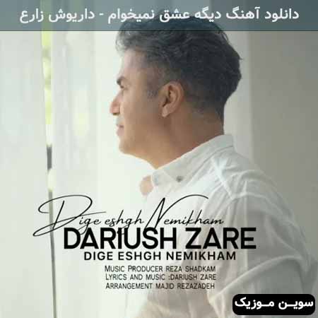 دانلود اهنگ دیگه عشق نمیخوام داریوش زارع